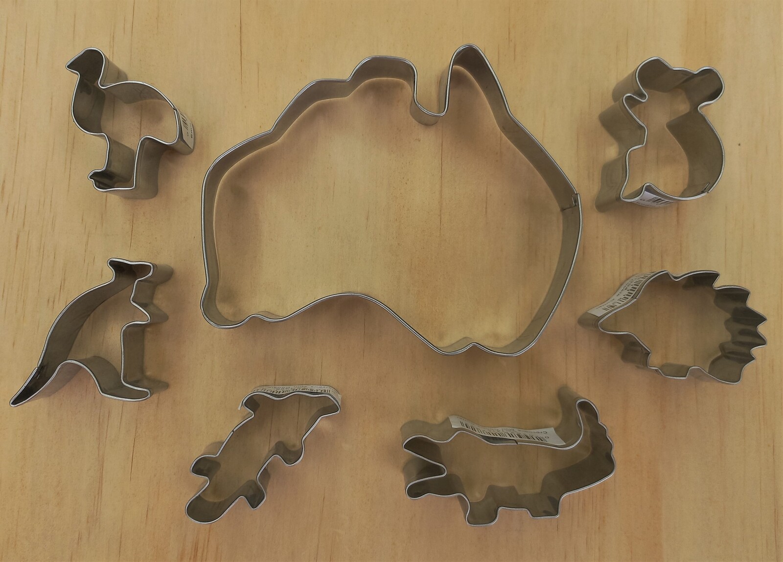 Stainless Steel Mini Cookie Cutter Set Australia Set of 7