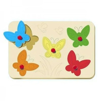 andZee Puzzle - Fluttering Butterflies Peg Puzzle