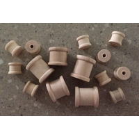 Small Wooden Spools - Assorted