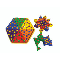 Bauspiel Junior Triangles - 54 Pieces