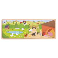 On The Farm Wooden Puzzle - 24 pieces