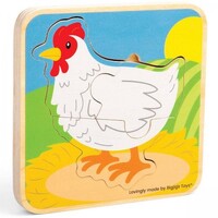 Lifecycle Layer Puzzle - Chicken