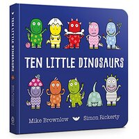 Ten Little Dinosaurs Board Book