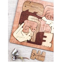 Buttonworks Square Animal Puzzle