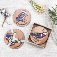 Buttonworks Australian Birds Jigsaw Set of 6