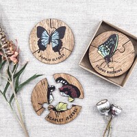 Buttonworks Australian Butterfly Jigsaw Set of 6