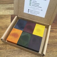 Eco Crayons Blocks - 6 Colour Box