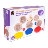 Wooden Dough Stamps - Indigenous Nature