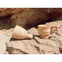Wooden Funnel and Cup Set
