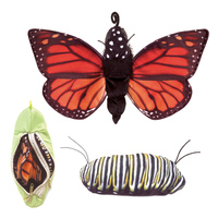 Monarch Butterfly Life Cycle Puppet *pre-order (ETA 8/5/24)
