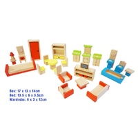 Doll House Furniture - 26 pieces