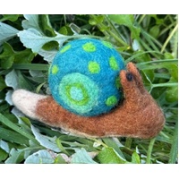Felt Snail - Blue