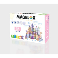 Magblox 66 Pieces Light Colours Set
