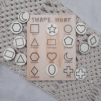 Shape Hunt Activity Board