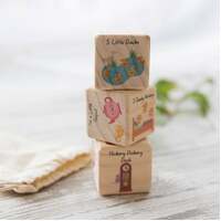 Roll A Rhyme - Set of 3 Blocks / Dice