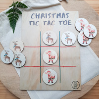 Tic Tac Toe - Santa & Reindeers