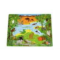 Australian Animal and Names Puzzle 24pc