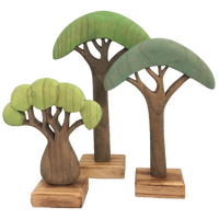 Painted African Tree Set