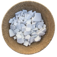 Flat Rock Pieces - White 500g