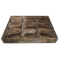 Papoose Wooden Sorting Tray - Large - 9 Divisions