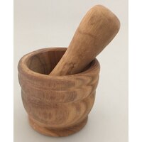 Wooden Mortar & Pestle - Medium