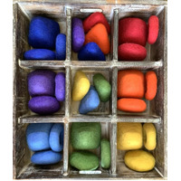 Papoose Felt Shape Set - Rainbow Tray 2 *pre-order