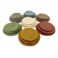 Papoose Earth Felt Circles - 21 Pieces