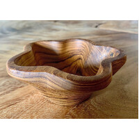 Papoose Teak Star Bowl