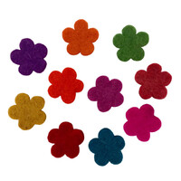 Die Cut Felt Flower - Summer 3.5cm 10 pack