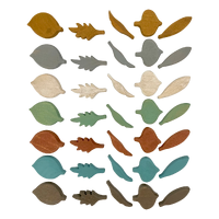 Mini Earth Leaf Shapes - 35 Pieces *pre-order