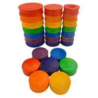 Mini Rainbow Rounds - Set of 28