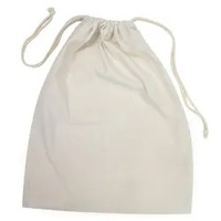 Large Calico Drawstring Bag