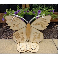 Wooden Butterfly & Metamorphosis (Life Cycle) Puzzle