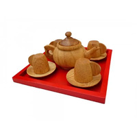 Wooden Tea Set