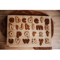 Lowercase Alphabet Puzzle - Natural