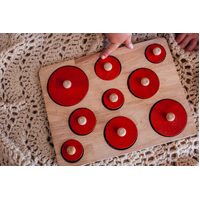 Montessori Size Puzzle - Circles