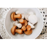 Wooden Mushrooms - Natural