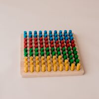 Wooden Peg Board