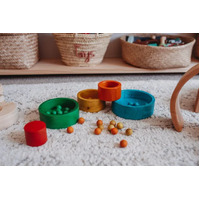 Stacking & Nesting Bowls - Coloured