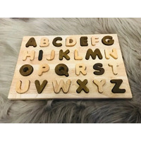 Uppercase Alphabet Puzzle - Natural