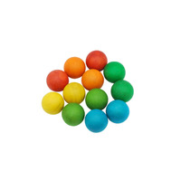35mm Wooden Colour Balls - Set of 12