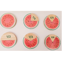 Watermelon Fraction Set