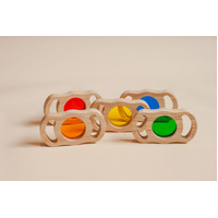 See Through Coloured Blocks with Handles