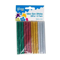 LOW TEMP glue gun sticks - Glitter 12 pack