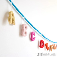 Alphabet Garland A to Z - Colourful