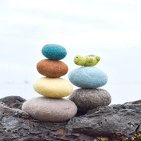 Felt Sensory Stacking Stones - Beach