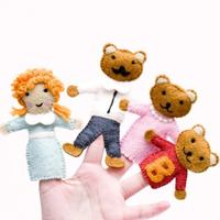 Goldilocks and the Three Bears Finger Puppet Set