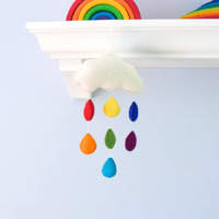 Cloud Nursery Mobile - Small Rainbow