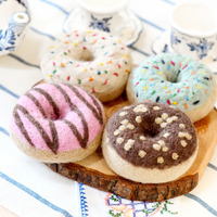 Felt Doughnuts - Set of 4