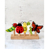 Insects and Bugs Finger Puppet Set